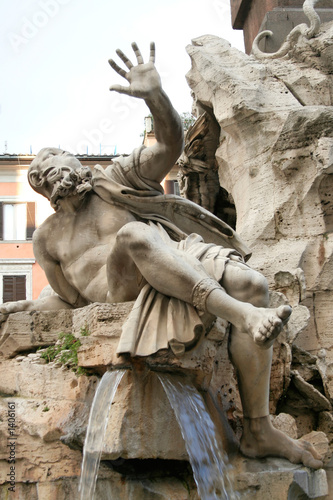 Photo: piazza navona fountain, rome piazza navona fountain, rome