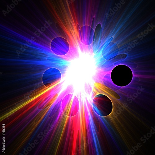 Illustration: colorful disco lights colorful disco lights