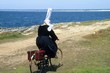 une bigoudenne a velo