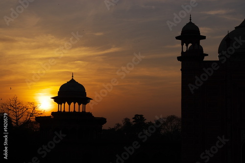architectural sunset