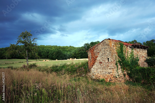 rural scenery, quercy, france