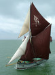 under full sail