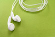 white headphones