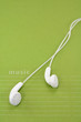 white headphones