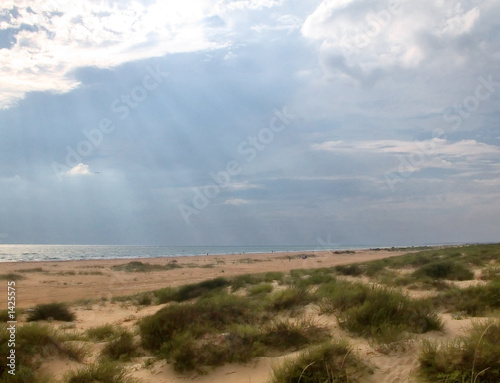 beach in anapa, krasnodar region, russia