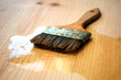 brush and wood