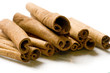 cinnamon sticks on a white background cinnamon sticks on a white background