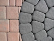two different kinds block paving