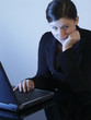 Photo: woman and laptop woman and laptop