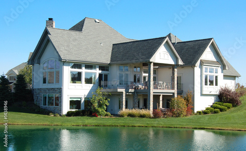Photo: luxury house by the lake luxury house by the lake