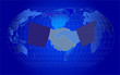 blue background-vector illustration