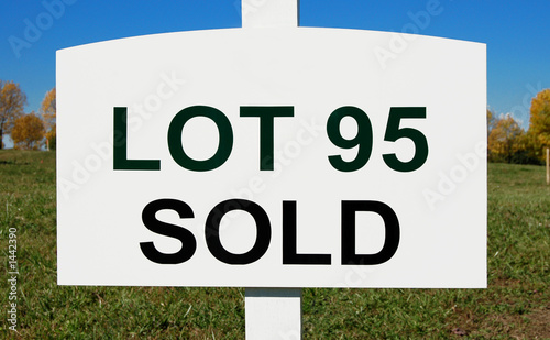 Photo: sold sign sold sign