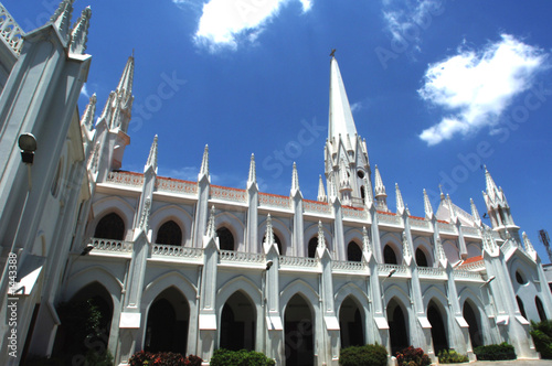 india, chennai: basilica of san thome