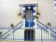 porte bleue