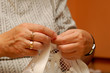 sewing hands