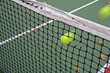 fast serve caught in the net