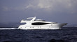 fast modern yacht
