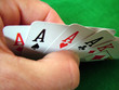 winning hand of cards