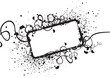 black and white design element black and white design element