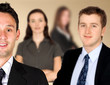 business man and his team