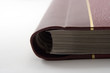 the old book on a white background