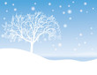 Illustration: winter tree winter tree