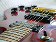 red guitar details red guitar details