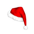Illustration: red christmas cap red christmas cap