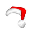 Illustration: red christmas cap red christmas cap