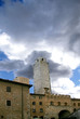 grey clouds