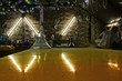 at a glass-blower factory