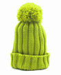green knitten woollen cap