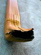 orange old gutter
