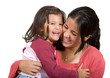 girl with her mum having a laugh