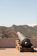 gun in the city castle  of cartagena