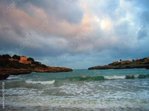 beach in winter