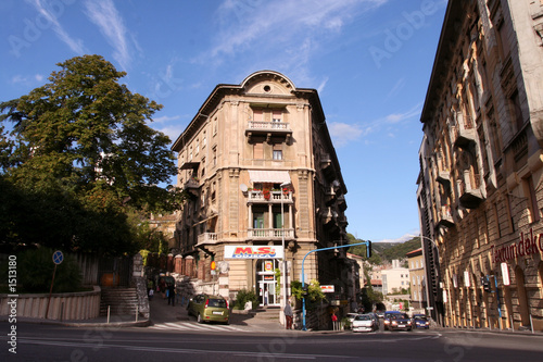 downtown of rijeka, croatia downtown of rijeka, croatia