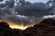 peaking sun