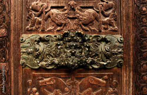 france, rouen: doors of saint maclou