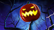 halloween pumpkin tree