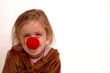 silly clown girl