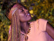 african american hippie girl