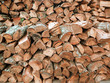 stacked firewood