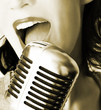 retro singer