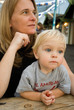 Photo: a boy and his mom a boy and his mom