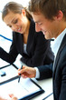 businessteam at a meeting