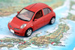 car and map