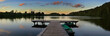 abendstimmung am see