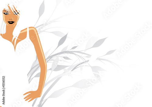 Illustration: pure white model pure white model