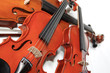 three violins